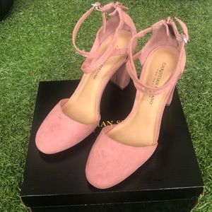 Pink Christian Serrano heels